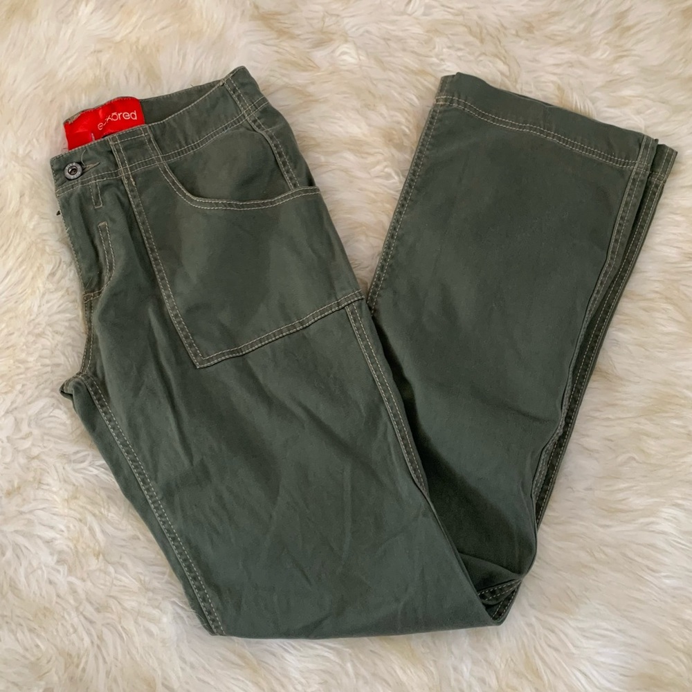 New 2000s Ecko Red Green Stitch Pants